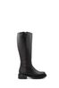 Dune London Treasured Sustainable High Leg Black Boots