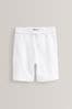 White 1 Pack Jersey Shorts (3-16yrs)