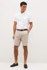 Stone Belted Chino dress Shorts with Stretch