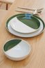 Jasper Conran London Green Abstract 12 Piece Dinner Set