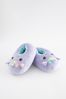 Purple Caticorn Plush Slippers