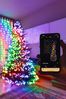 Twinkly Black 600 LED Multicolour App Controlled 48m String Lights