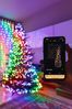 Twinkly Black 400 LED Multicolour App Controlled Indoor and Outdoor String Lights