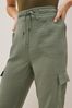 Khaki Green Utility Side Pocket Trousers