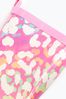 Hype. Pink Rainbow Leopard Print Crest Wellie