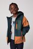 Paul Smith Junior Boys Orange Shower Resistant Colourblock Jacket