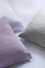 Jasper Conran White Soft Textured Double Weave Duvet Cover and Pillowcase Set