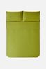 Jasper Conran London Green 300 TC Percale Organic Oxford Pillowcase