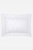 Jasper Conran White 500 Thread Count Satin Stripe Pillowcase