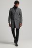 Superdry Grey Detachable Lining Wool Town Coat