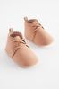 Tan Brown Lace Up Baby Boots (0-24mths)