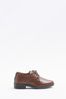 River Island Boys Brown Embossed Point Shoes