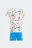 adidas Brown x Disney Mickey Mouse T-Shirt and Shorts Set