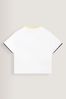 Kenzo White White Rainbow Tiger Print Logo T-Shirt