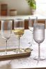 Clear Hollis Glassware Set of 4 Wine Glasses