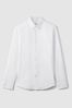 Reiss White Greenwich Soft Wash Button Down Oxford Shirt