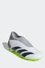 adidas White/Black Kids Predator Accuracy.3 Laceless Firm Ground Boots