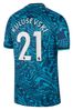Nike Turquoise Blue Kulusevski - 21 Tottenham Hotspur 22/23 Third Stadium Football Shirt