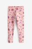 Pink Animal/Rainbow/Flower Print bash Leggings (3-16yrs)