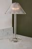 Jasper Conran London Clear Pleat Glass Table Lamp