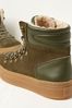 FatFace Green Georgie Hybrid Hiker Ankle Boots