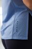 Blue Atelier-lumieresShops Active Sports Mesh Short Sleeve Technical T-Shirt