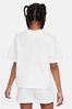 Nike White Oversized Trend T-Shirt