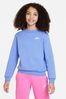 Nike Light Blue Club Fleece Sweatshirt
