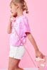 Barbie Pink Tie Dye Boxy License T-Shirt (3-16yrs)