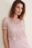 Phase Eight Pink Isabella Lace Dress