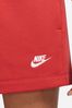 Nike Red Club Fleece Shorts
