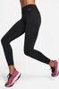 Nike Black Premium Go Firm-Support Mid-Rise 7/8 Leggings with Pockets