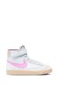 Nike White/Pink Blazer Mid '77 Junior Trainers