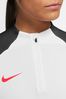 Nike White Dri-FIT Strike Drill Training T-Shirt