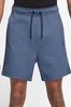 Nike Blue Lightweight Tech Fleece Shorts