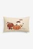 Natural Hello Pumpkin Autumn Cushion