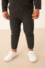 Charcoal Grey Knitted Textured Hoodie and Joggers Set (3mths-7yrs)