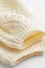White Bobble Knit Baby Cardigan (0mths-2yrs)