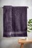 Plum Purple Egyptian Cotton Towel