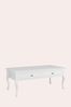 White Rosalind 2 Drawer Coffee Table