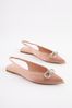 Nude Pink Forever Comfort® Bow Slingback Flats
