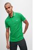 BOSS Bright Green/Green Tipping Paddy Polo Shirt