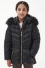 Barbour® International Girls Island Hooded Quilted Jacket