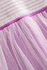 Boden Purple Tulle Jersey Dress