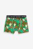 River Island Green Boys Tiger Boxers 5 Pack
