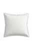 V&A White Ninua Square Pillowcase