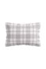 Helena Springfield Grey Classic Check Duvet Cover and Pillowcase Set