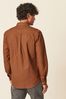 Brown Long Sleeve Oxford Shirt
