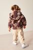 Teddy Bear Teddy Borg Fleece Zip Through Slub Jacket (3mths-7yrs)