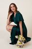 Rewritten Florence Waterfall Bridesmaid Midi Dress